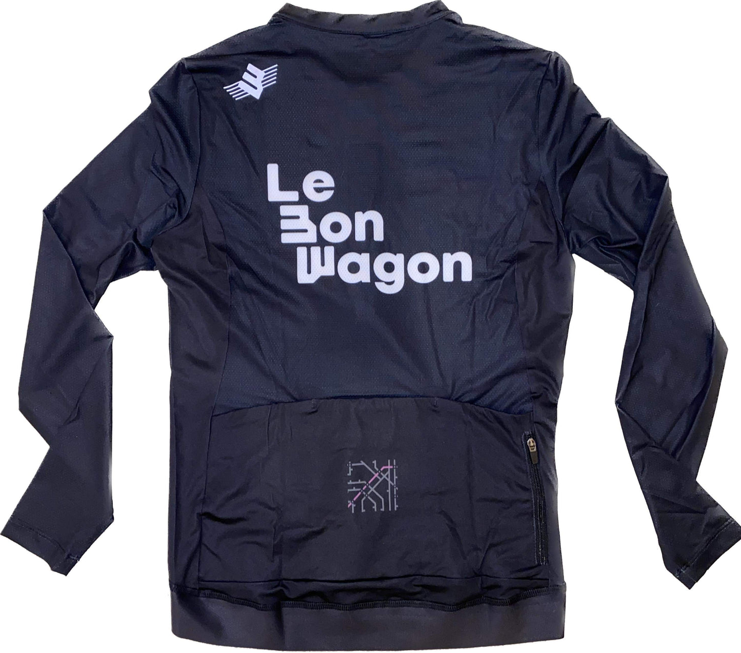 Purple Line Women's Long Sleeve Black