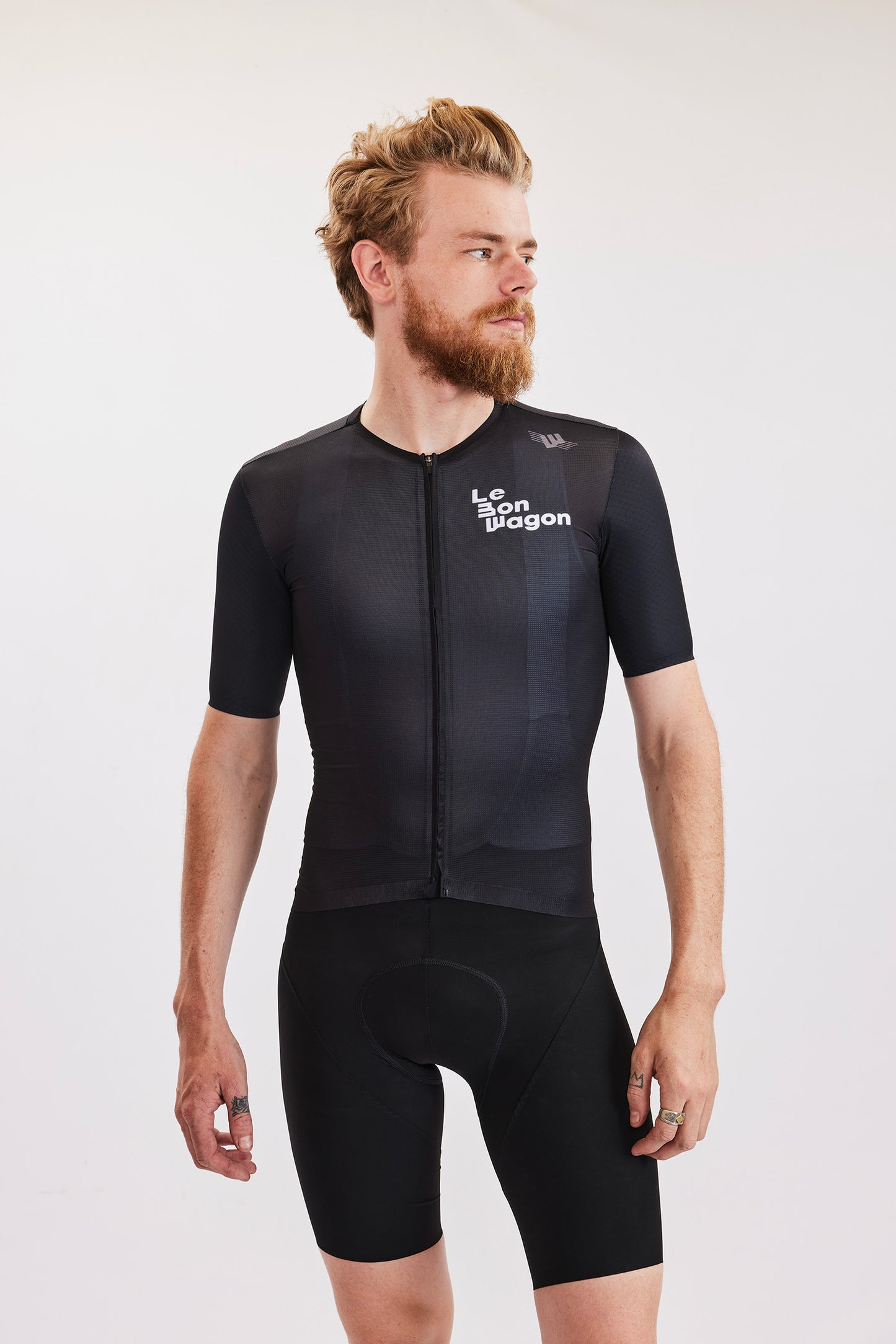 Purple Line Men's Black Jersey