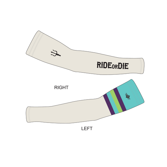 ROD White Arm Warmers